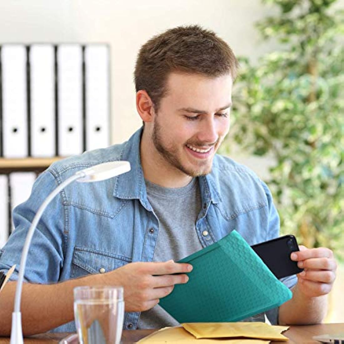 Switory 25Pcs Poly Bubble Mailers A5 Padded Envelopes Bulk Bubble Lined Wrap Polymailer Bags for Shipping Packaging Mailing Self Seal Teal 15.2cmx22.9cm