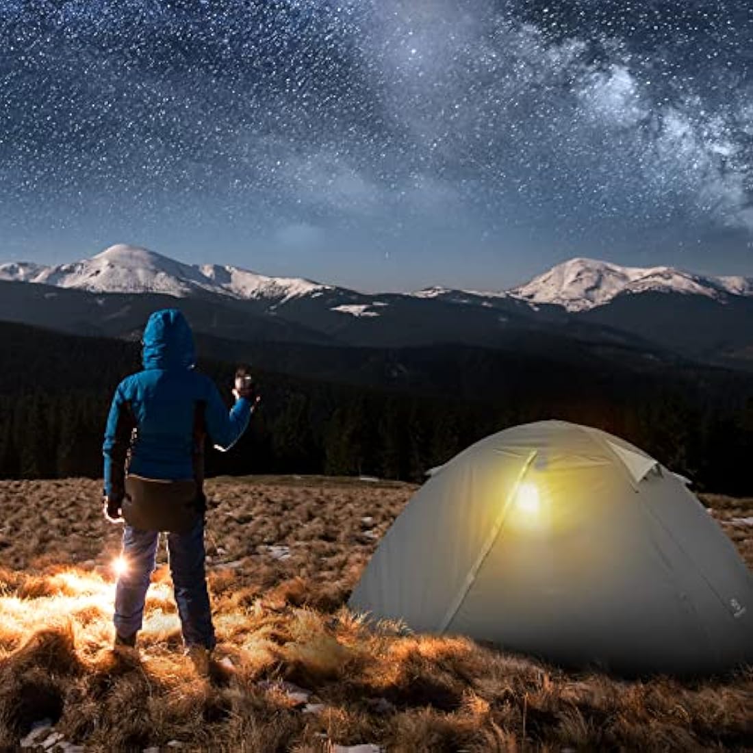 Bessport Tent 1 & 2 & 3 Person Ultralight Camping Tents, 3-4 Season Waterproof & Windproof Dome Tent, Small Pack Size, Suitable for Adults, Hiking, Camping, Outdoor