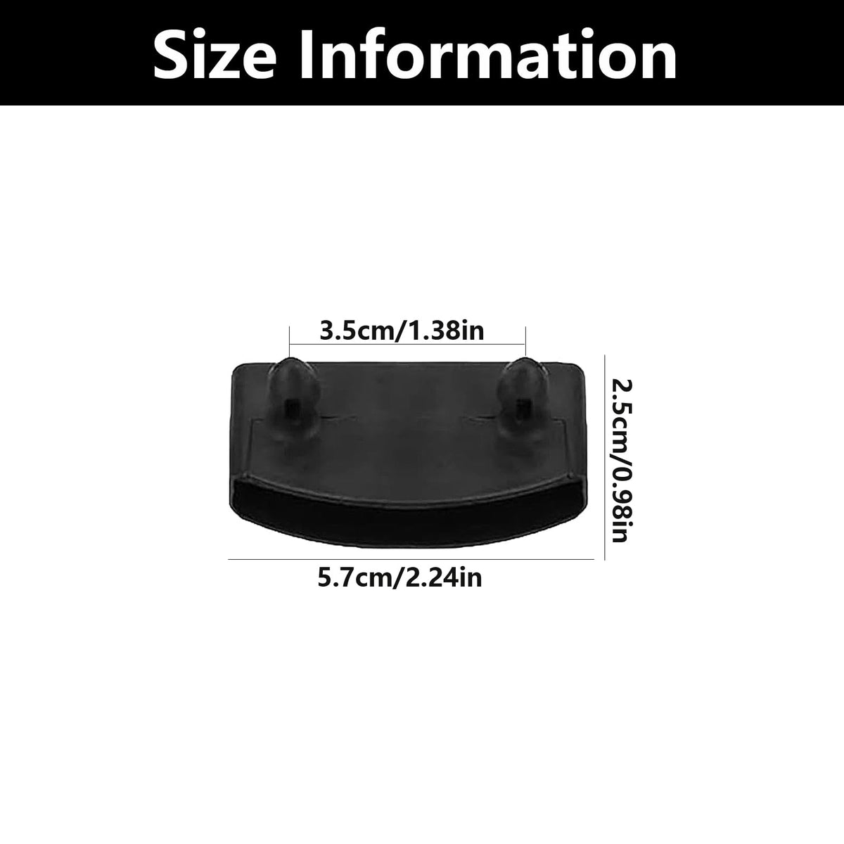 12 PCS Plastic Bed Slat Holders, Bed Slat Caps, Reusable Plastic Beds Slat Holders, Easy to Install for Single, Double and King Size Beds(Black)
