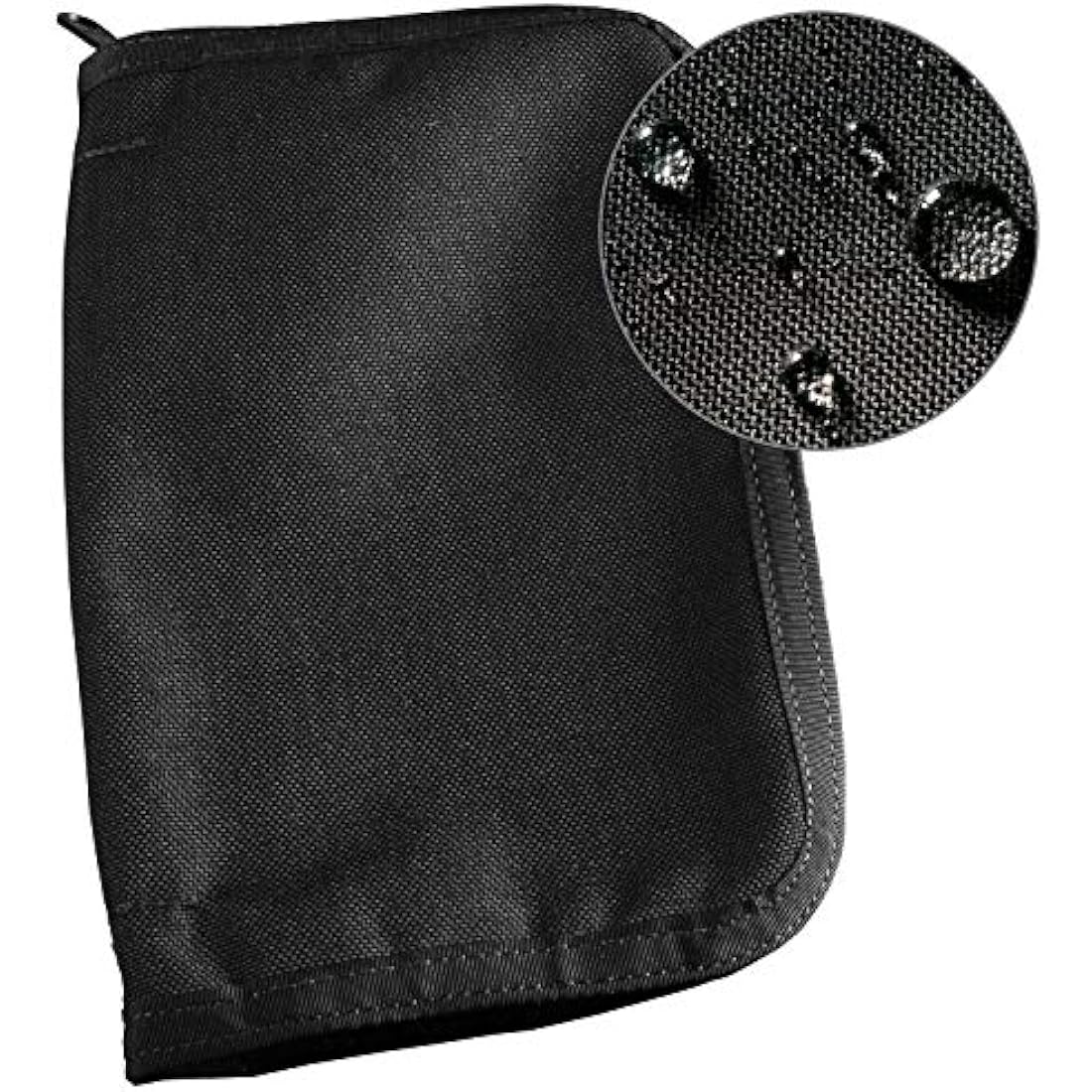 Rite in the Rain Weatherproof Cordura Fabric Notebook Cover, 5.5" x 8.5", Black Cover