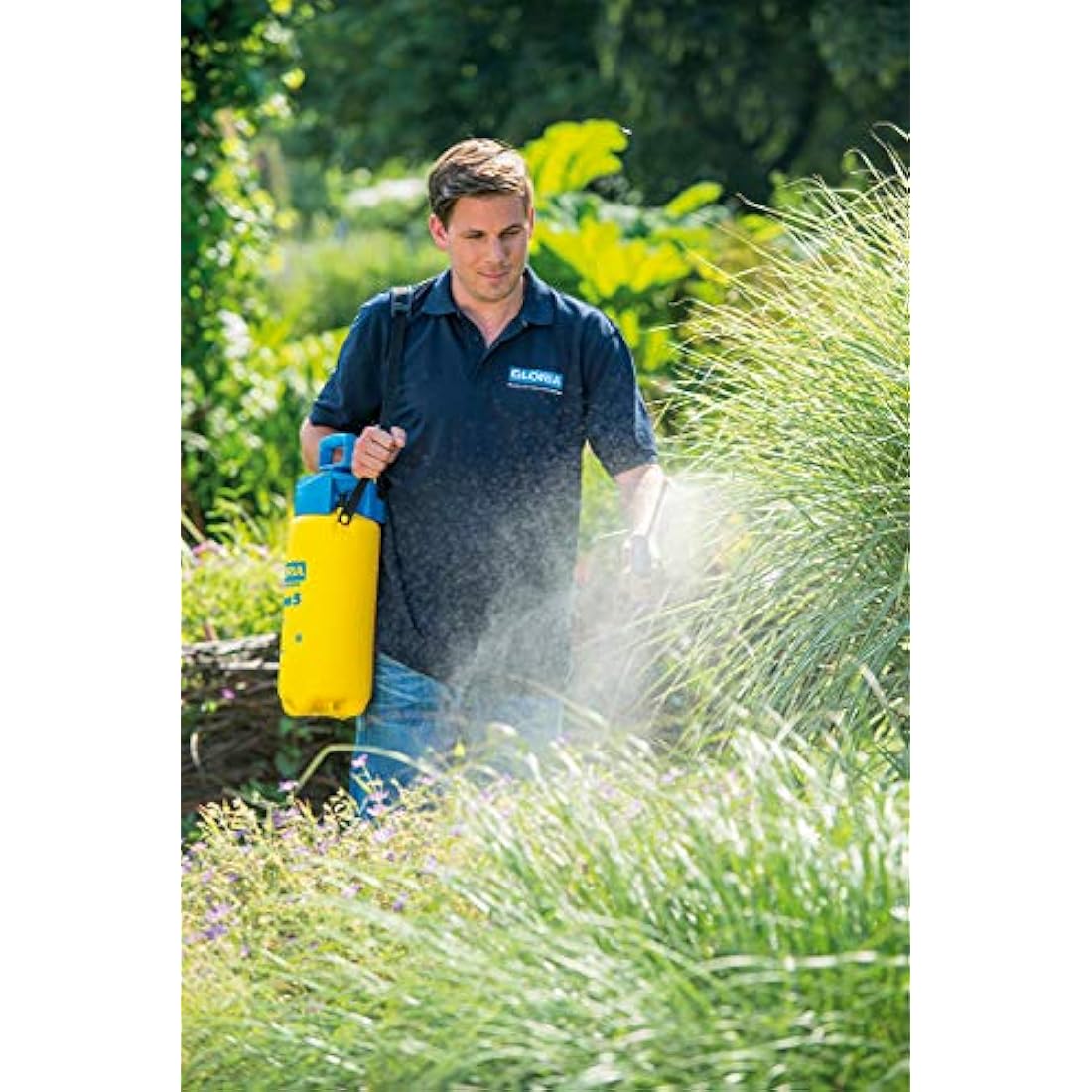 GLORIA Prima 5 Pressure Sprayer | Garden Sprayer/Sprayer for Plant Protection | 5 Litre Filling Capacity | Brass Nozzle