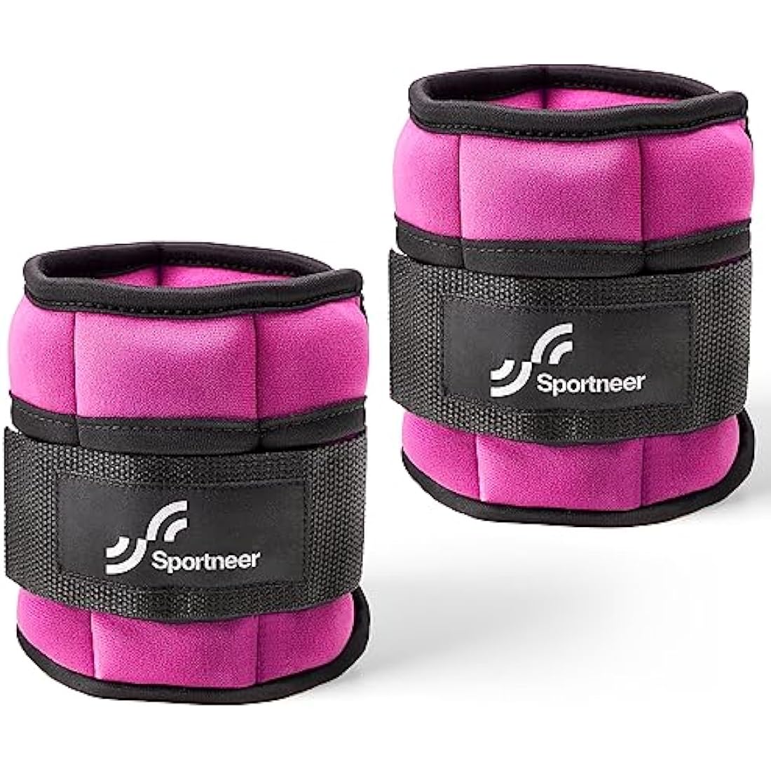 Sportneer Ankle Weights Adjustable Ankle Weights Set Wrist Strap 0.45kg - 2.25kg Each Ankle, 0.9kg - 4.5kg a Pair