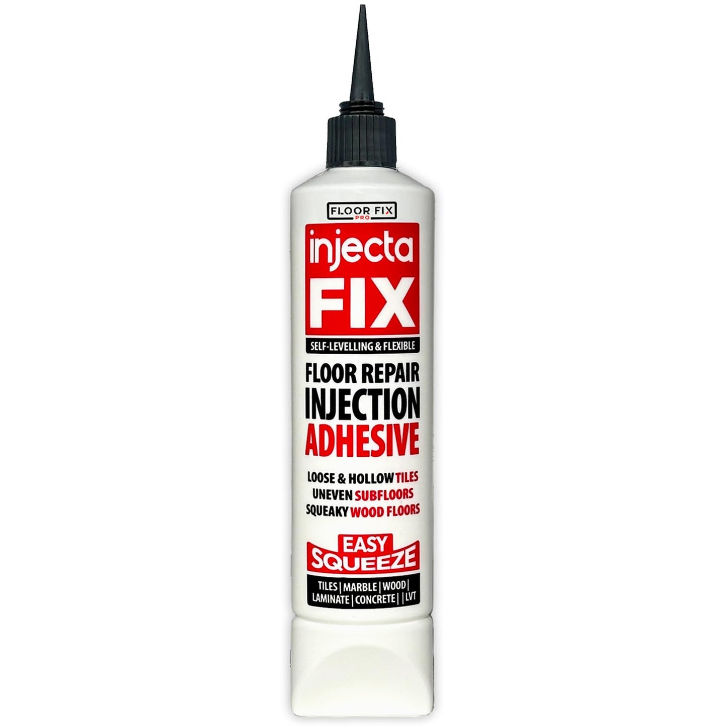 Injectafix Easy Squeeze 300ml From Floor-Fix Pro - Flexible Strong Adhesive Fix Loose & Hollow Tiles and Floors Self-Levelling Maximum Strength New