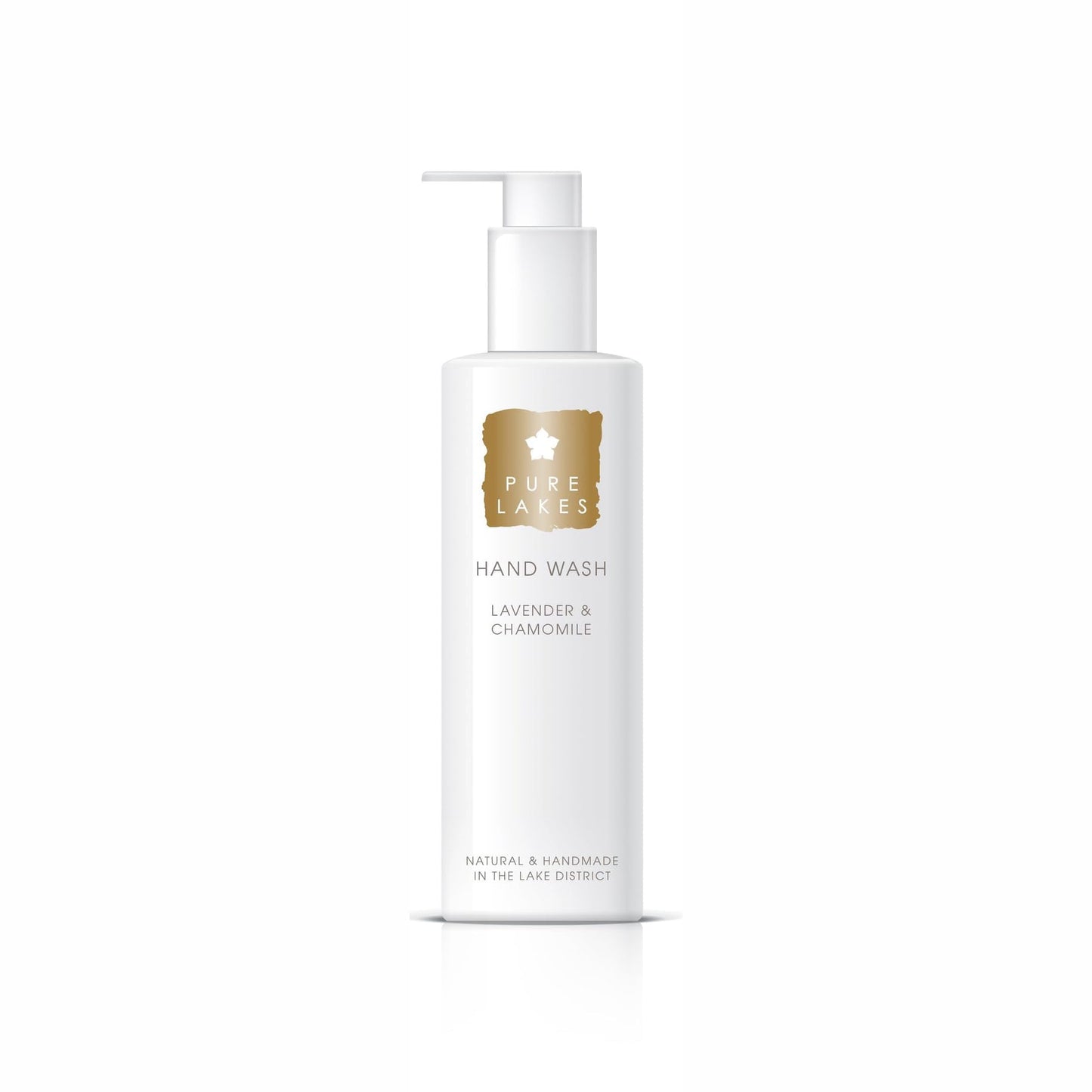 Pure Lakes Natural Hand Wash - Organic & Vegan, 250ml Pump - Handmade in the Lake District (Lavender & Chamomile)