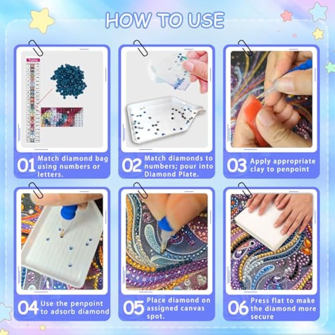 KEYRANKE 12 Pack Disney Diamond Art Kits Adults Kids, Princess Diamond Painting Kits Full Drill Shiny Diamond Embroidery Pictures Crystal Art Kits for Home Wall Decor Christ-mas Gift 11.6X11.6 inch