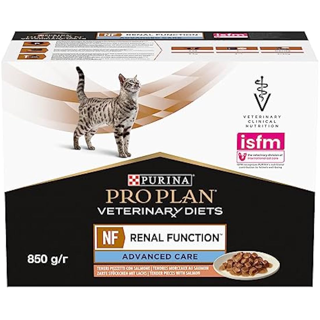 PRO PLAN VETERINARY DIETS NF Renal Function Wet Cat Food Salmon 10x85g