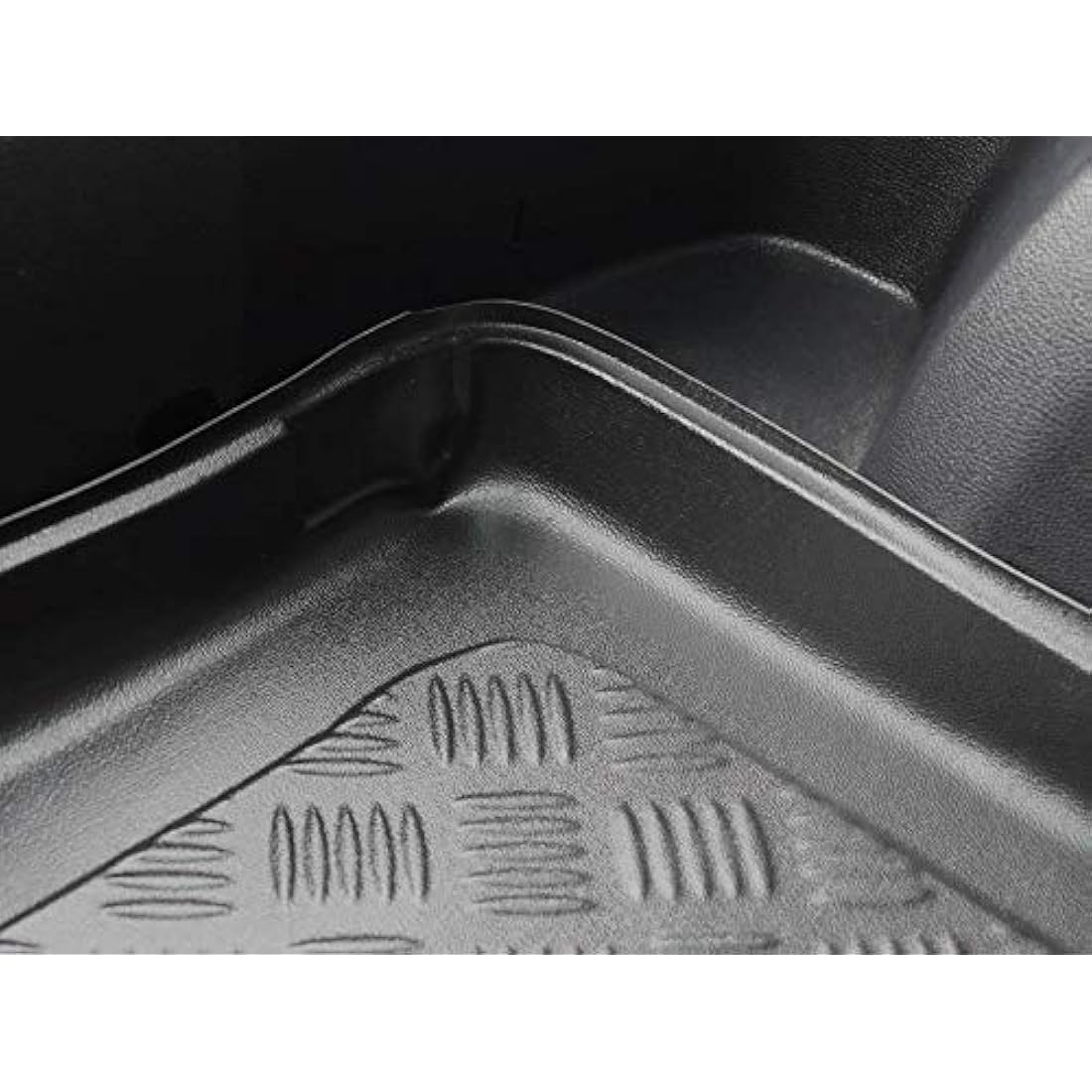 NOMAD Boot Liner Compatible with Mercedes A Class 2018+ [W177] [Hatchback] Recyclable Plastic (PE) Tailored Fit Floor Guard Tray Black Custom Fitted Accessory Dog Friendly Waterproof with Raised Edges