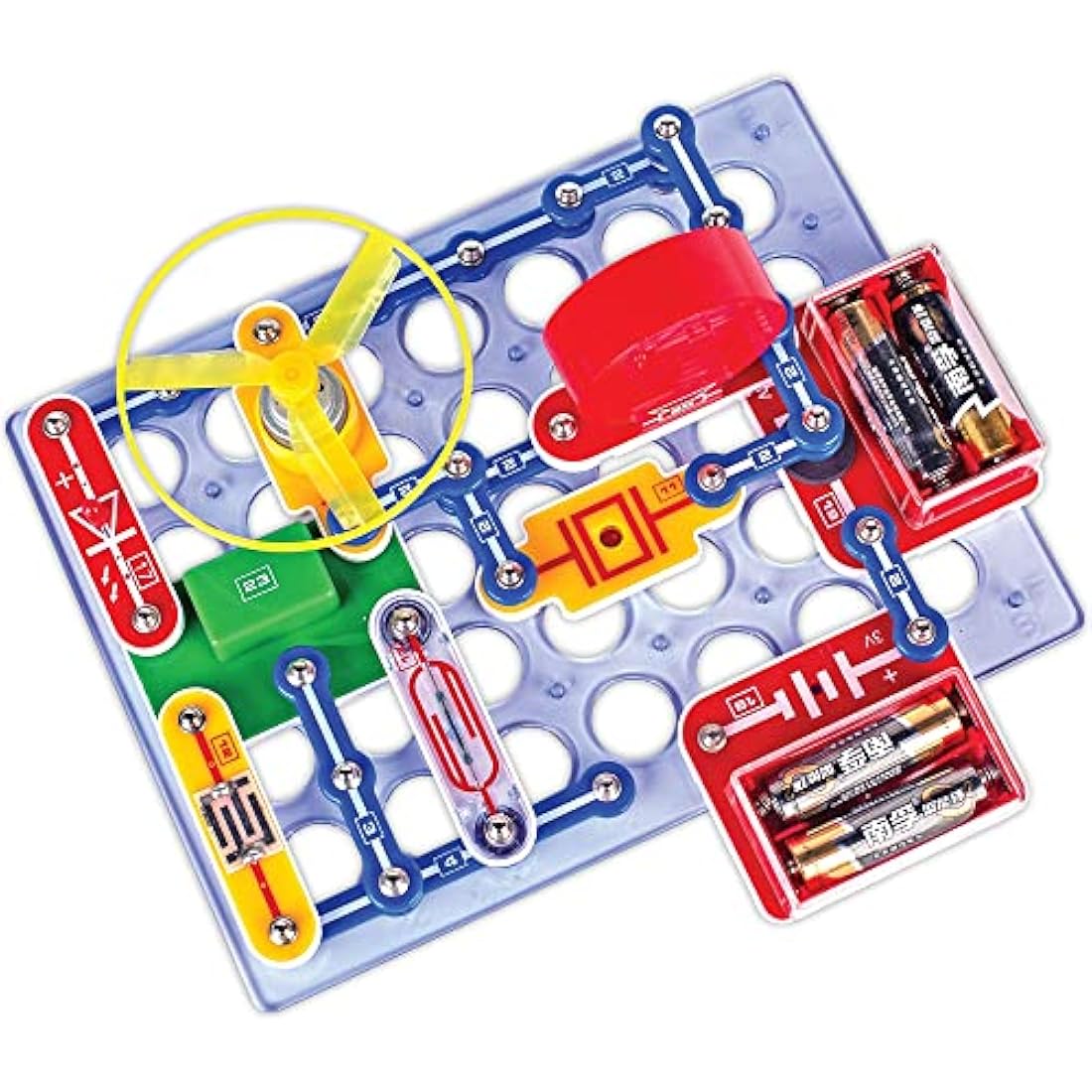 Science Kidz Electronics Kit - Electric Circuits - 188 - Science Experiments Set For Kids Age 5-10 - Educational STEM Toys