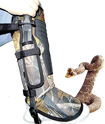 V-CHEETONG Snake Guards Anti Bite Gaiters Lower Leg Armor Snake Bite Proof Puncture Protection Gear Leggings Fit for Men & Women for Hunting Hiking Outdoors