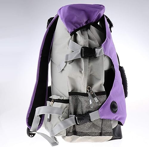 zalati Inline Skates Backpack Roller Skate Shoes Carrying Bag for Storage Easy to Carry Outdoor Sports - Purple, M