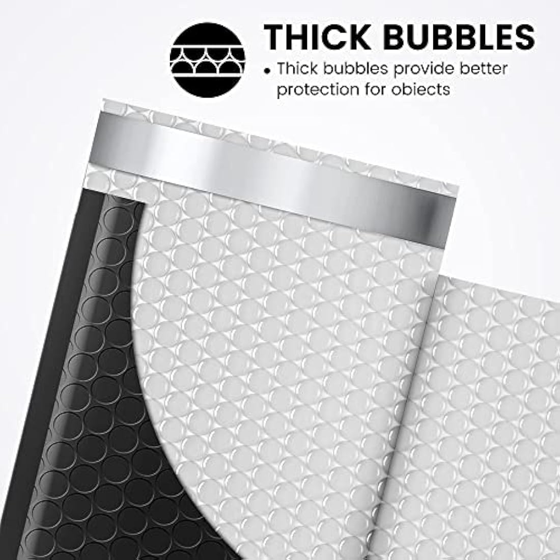 Switory Padded Envelopes A6 Bubble Mailers Packaging Bags 100pcs 4X8In Poly Bubble Mailers,Black Small Envelopes Bubble Envelopes,Bubble Lined Wrap Poly Mailers Bags for Shipping Mailing