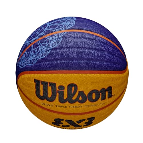 Wilson Unisex-Adult FIBA 3X3 Game Basketball, Orange, Intermed