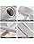 WUZUPS Chandelier 3-Light Vintage Farmhouse Industrial Semi-Flush Mount Ceiling Light Lighting Fixture for Foyer Bedroom Hallway Storage Room Kitchen Bathroom, H 30 x W 24, E27 Base, Antique White