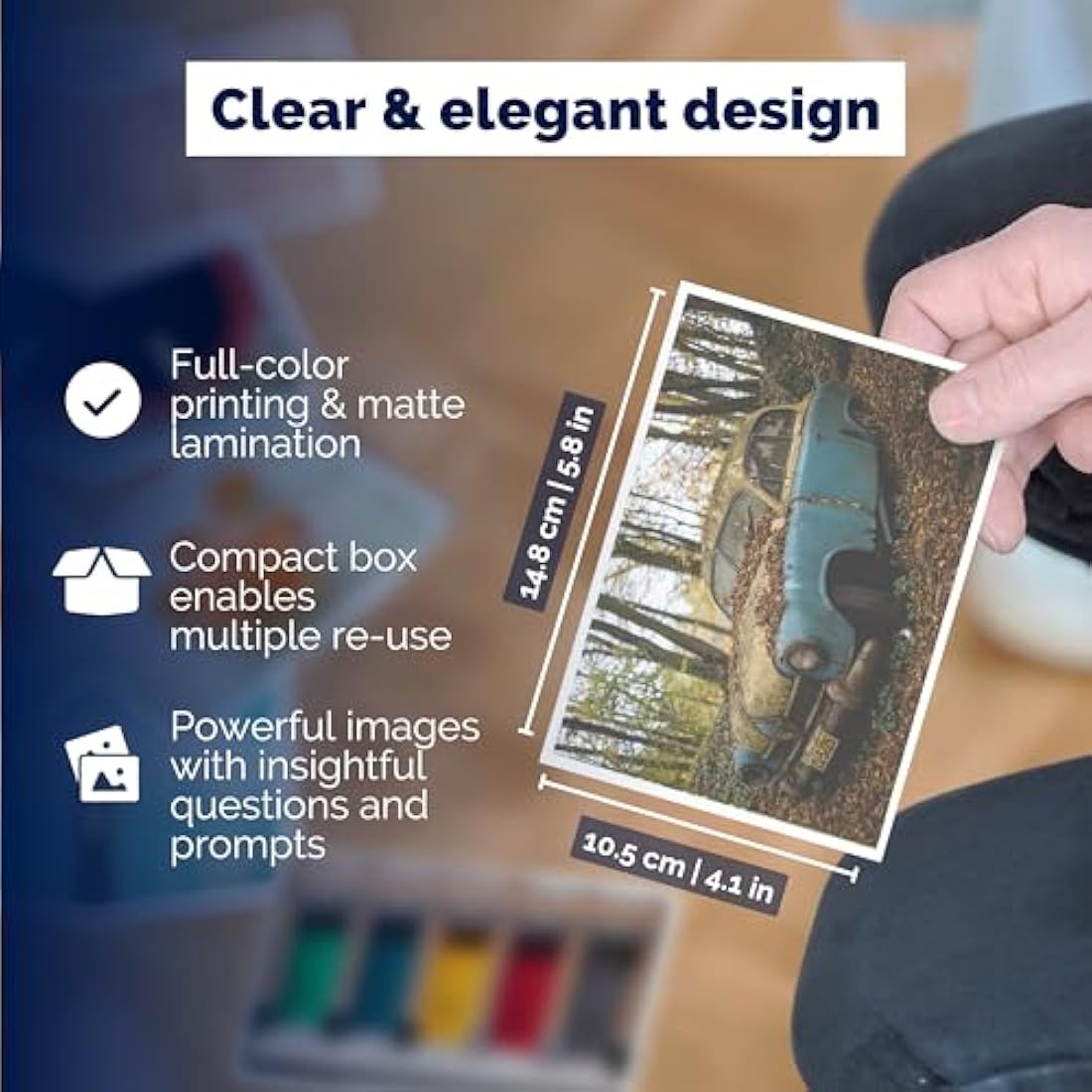 The metaFox deep pictures cards “Leadership Inside-Out” for Conscious Leadership Development & Team Building Tool | 52 Motivational, Reflection, Affirmation & Coaching Cards for Leadership Training