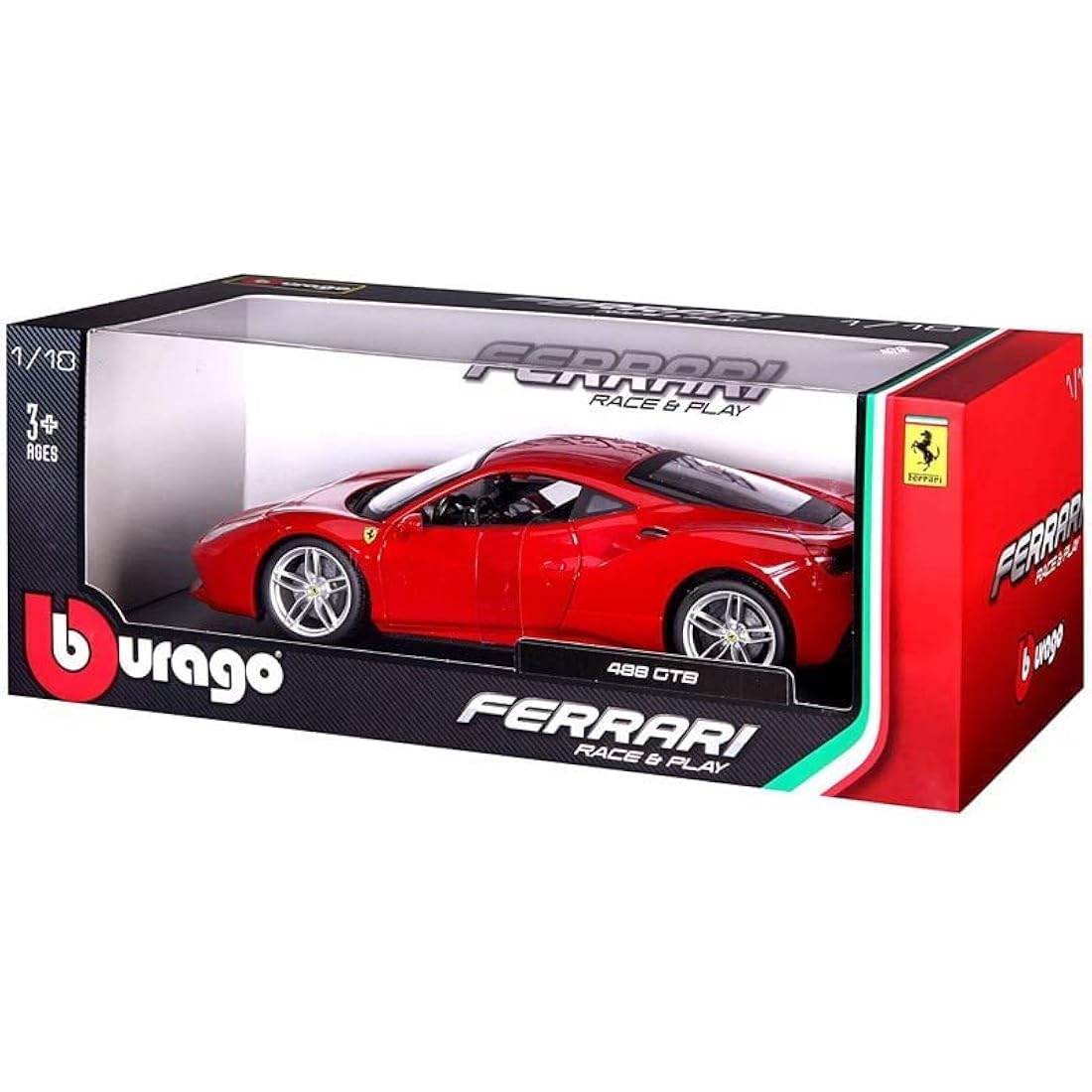 Bburago 1:18 Ferrari 488 GTB 2016 Red 18-16008