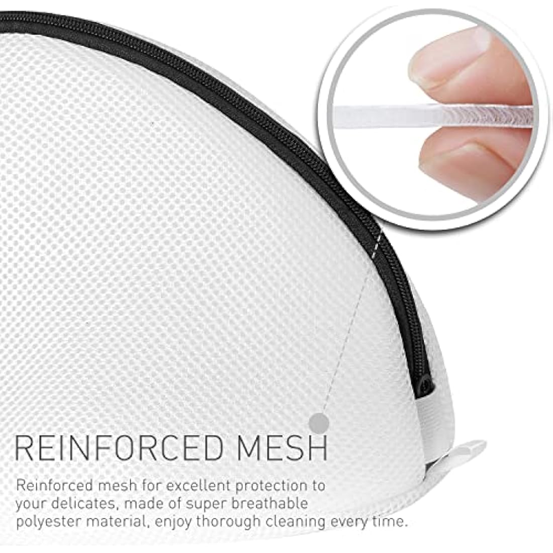 Prezon Premium Laundry Mesh Bag for Shoes or Sneaker, Multi Protection Wash Laundry Net With Durable Zipper Laundry Bag for Travel - 2 Set