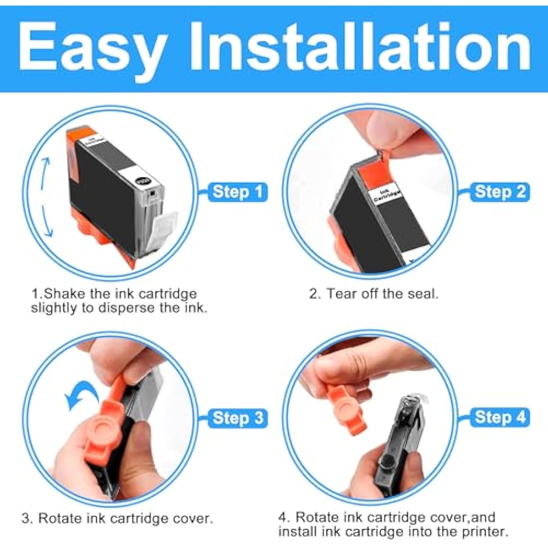 LCL Compatible Ink Cartridge CLI-65 CLI65 (8-PACK BK C M Y PC PM GY LGY) Replacement for Canon PIXMA PRO-200