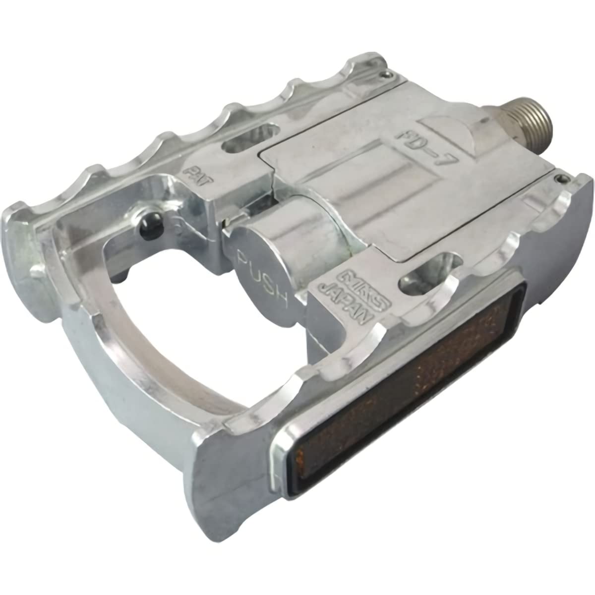 MKS FD-7 Folding Pedal: Foldable, compact, perfect for commuters, Metallic