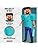 Disguise Official Deluxe Steve Minecraft Costume Kids, Halloween Costumes for Kids Fancy Dress Outfit Available In Sizes S, M and L