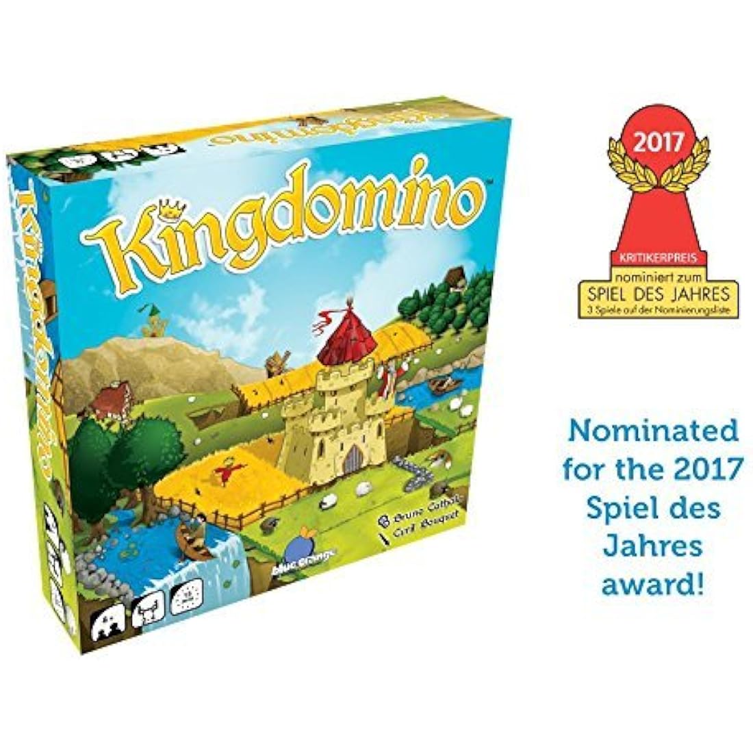 Blue Orange | Kingdomino Game | Board Game | Ages 8+ | 2-4 Players | 15 Minutes Playing Time