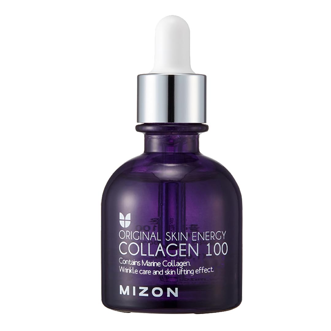 [MIZON] COLLAGEN 100 (30ml) Korean Skincare - Marine collagen serum for face - Intensive anti-aging treatment - Reduces wrinkles & fine lines -