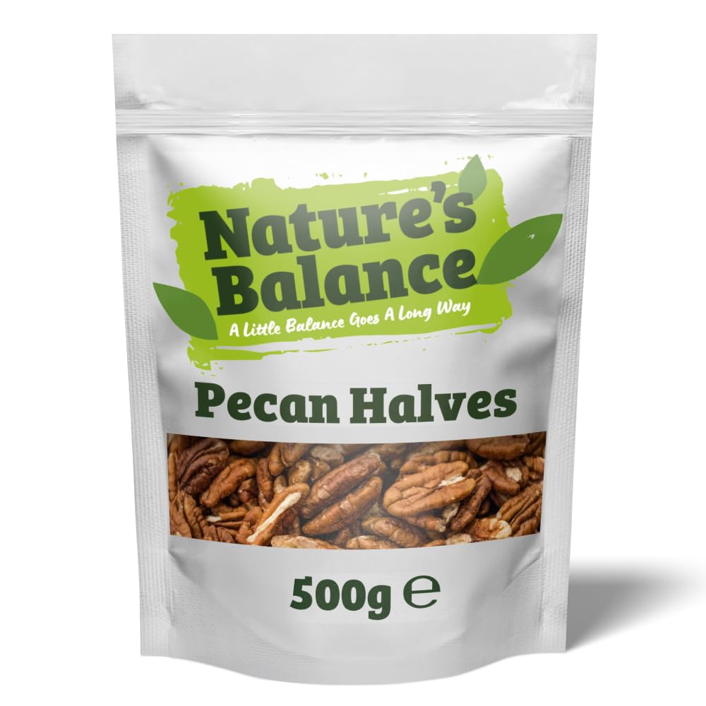 Nature's Balance Pecan Halves 500g Raw Pecan Nuts