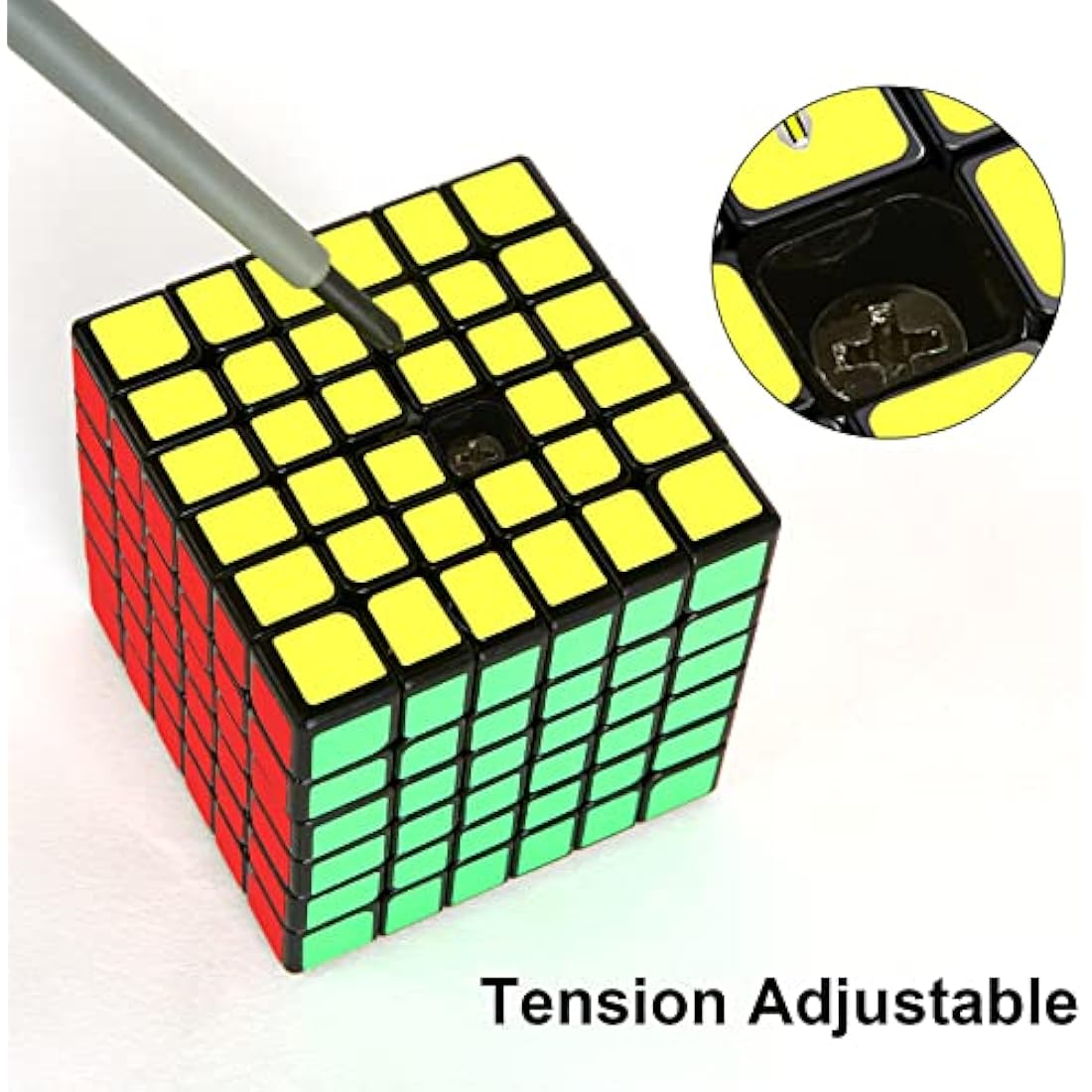 ROXENDA Speed Cube, Original Speed Cube Super-Durable Sticker with Vivid Colors (6x6x6)