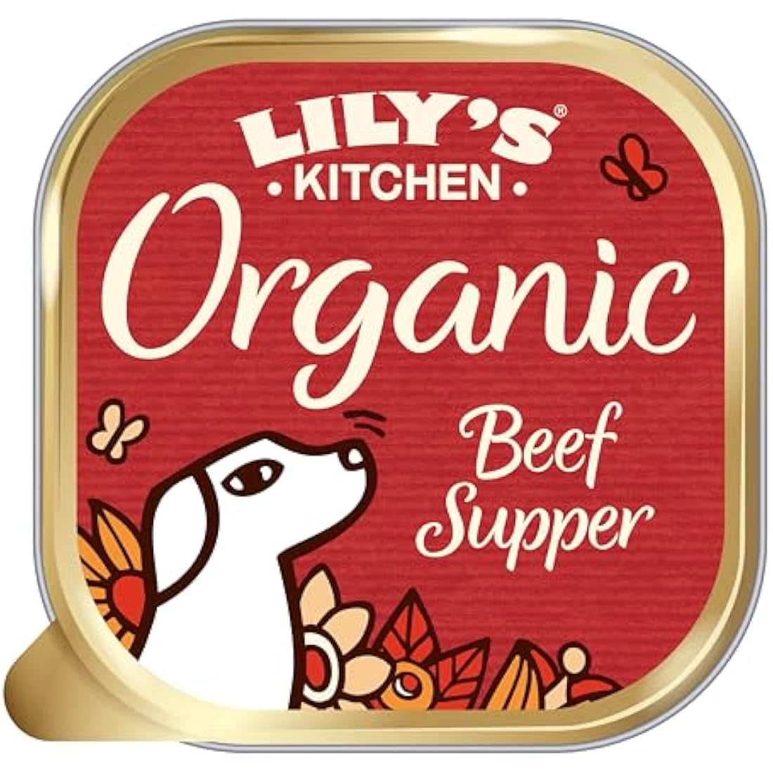Lily’s Kitchen Made with Natural Ingredients Adult Wet Dog Food Tray Organic Beef 11 x 150g