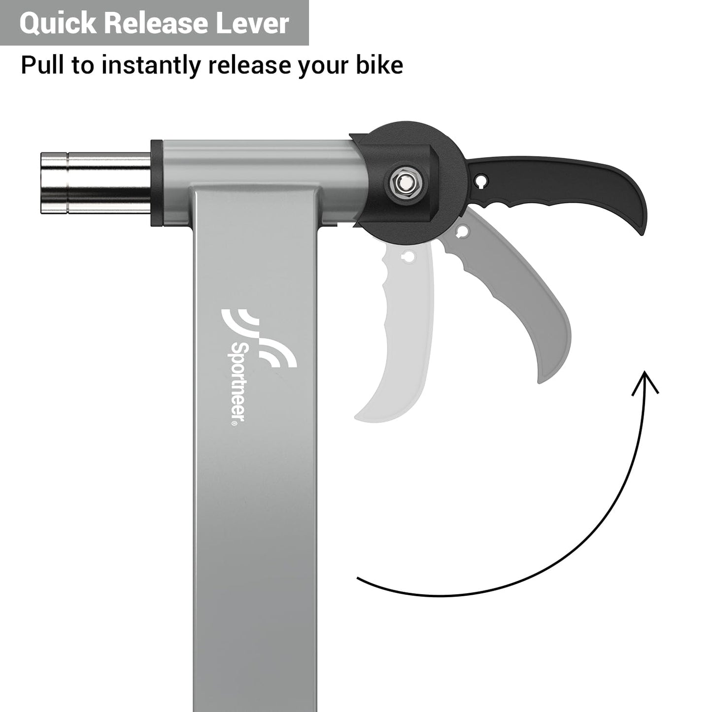 Sportneer Turbo Trainer, Bike Trainer with 6 Resistance Settings for Indoor Bike Trainer Stand Steel Bicycle Exercise Magnetic Stand with Noise