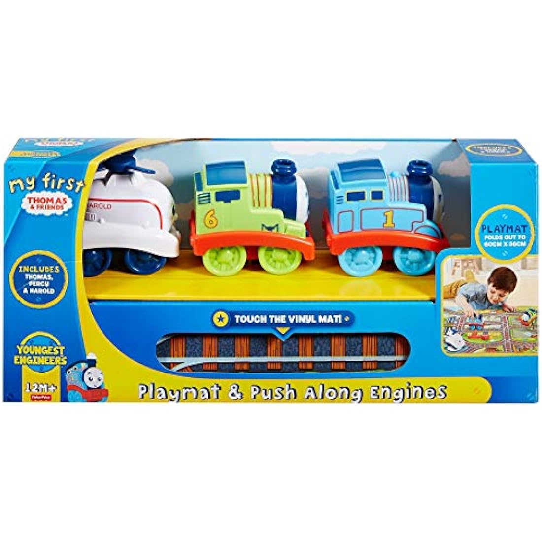 My First Thomas Playmat and Push Along Engines Set