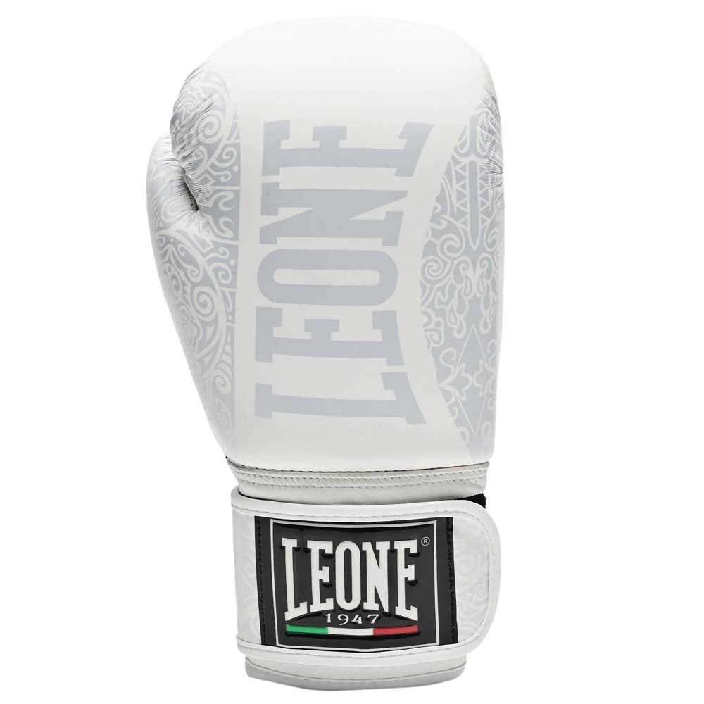 LEONE 1947, Maori Boxing Gloves, Unisex Adult, White, 10 OZ M, GN070
