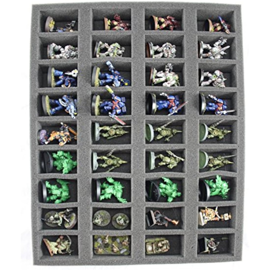 The Tyrant Army and Figure Case including foam, Made for Wargamers, DND Roleplayers & More