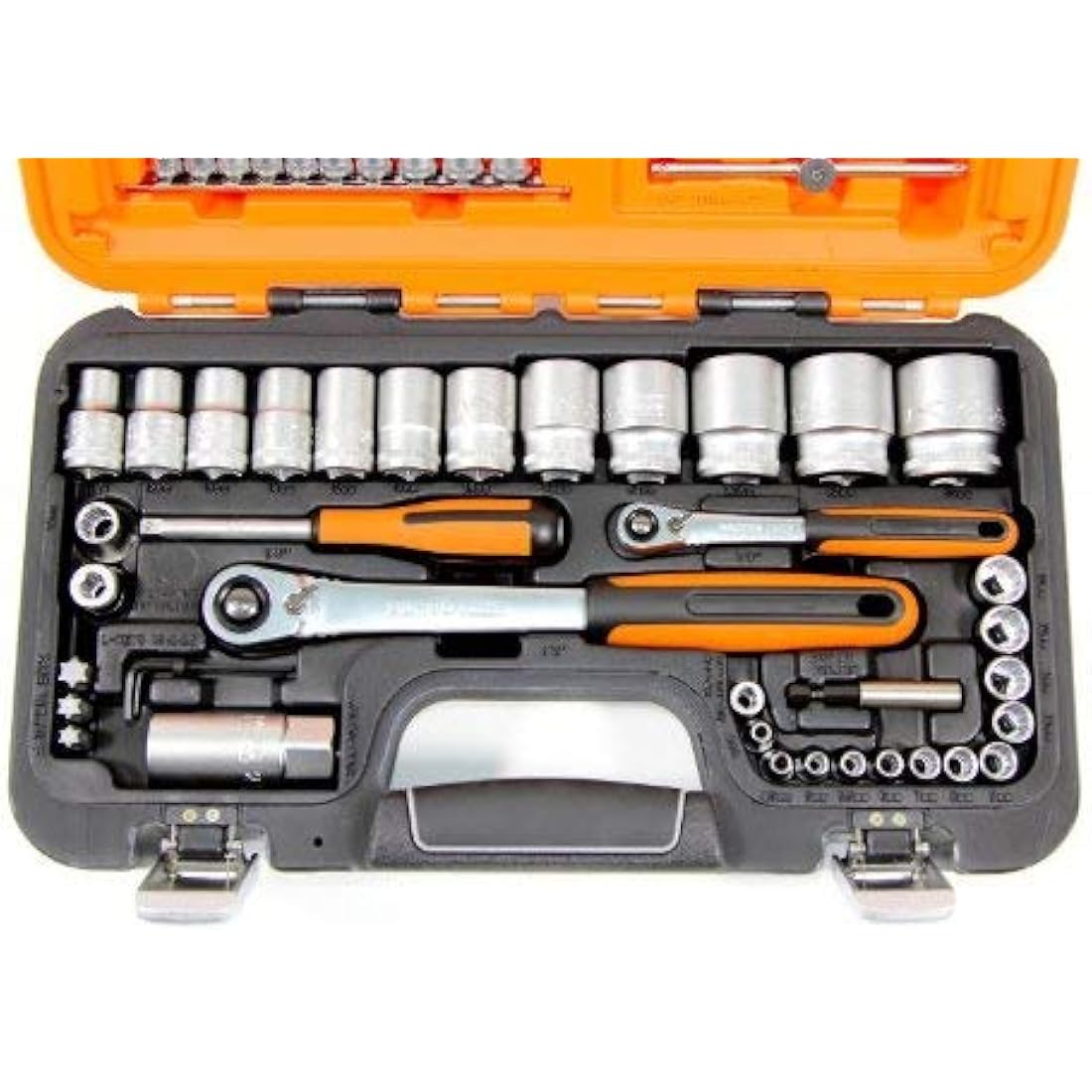 Bahco S560 0.25/ 0.5-inch Square Drive Met Socket Set