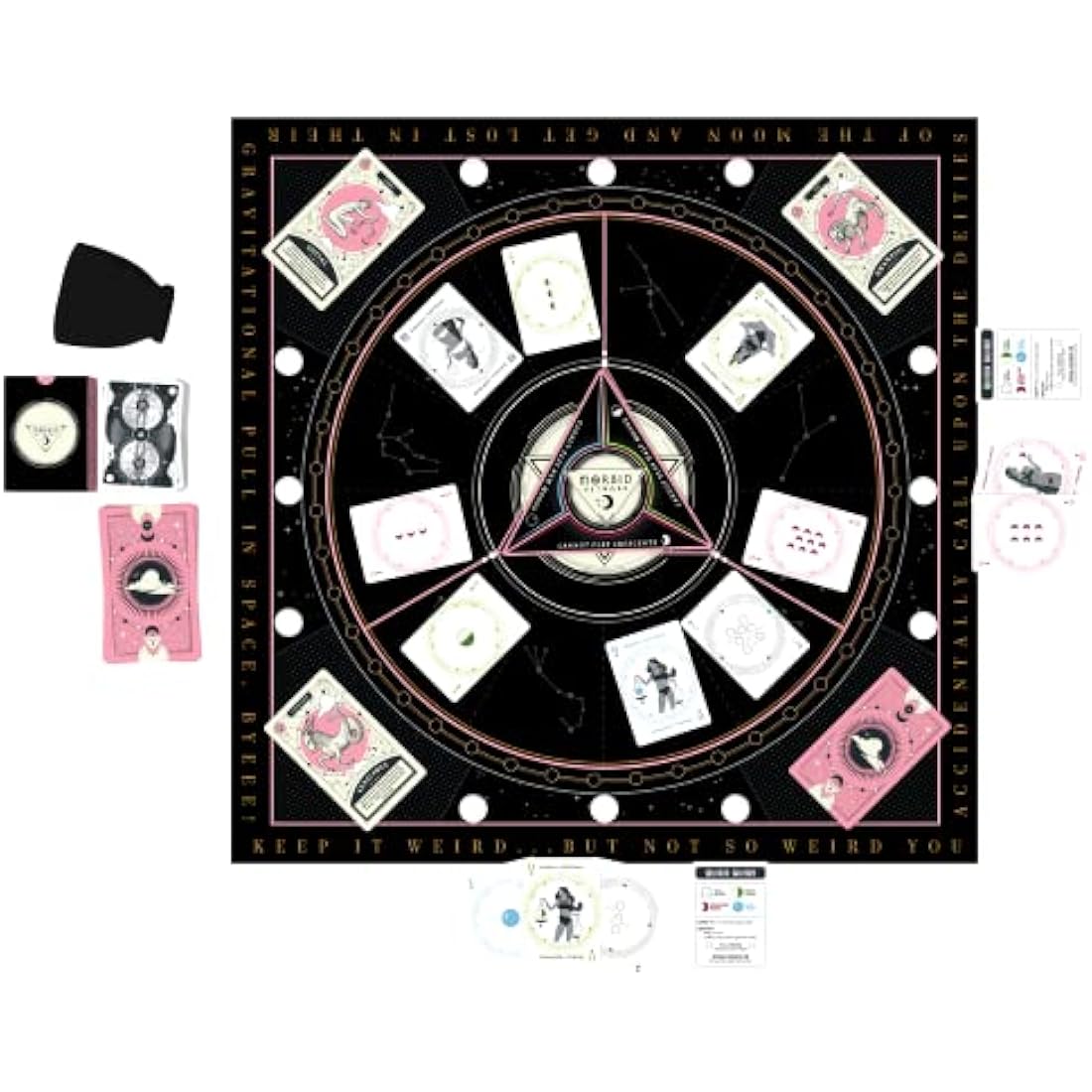The Morbid Network Presents: The Lunar Dial | Harness the Power of the Moon | Strategy Board Games for Adults | For 2-4 Players | Ages 14+
