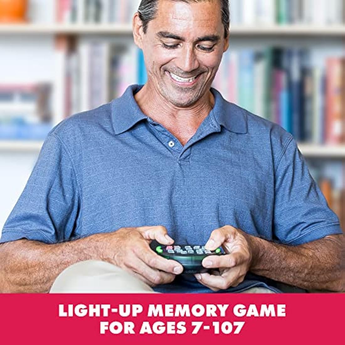 Learning Resources BrainBolt - Handheld Memory Game with Light and Sound, Electronic Brain Games, Single Player Brain Teasers for Kids Teens, & Adults, Gamer Gifts for Boys & Girls Ages 7+