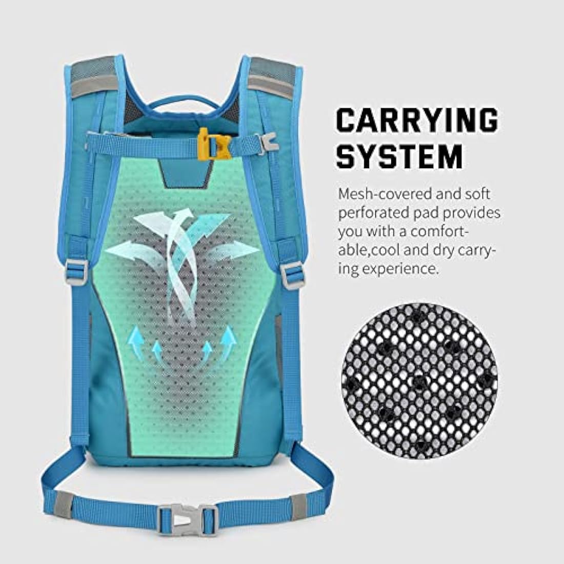 SKYSPER Small Hiking Backpack, 20L Lightweight Travel Backpacks Hiking Daypack Rucksack Women Men for Trekking Backpacking Outdoor Sports(Blue)