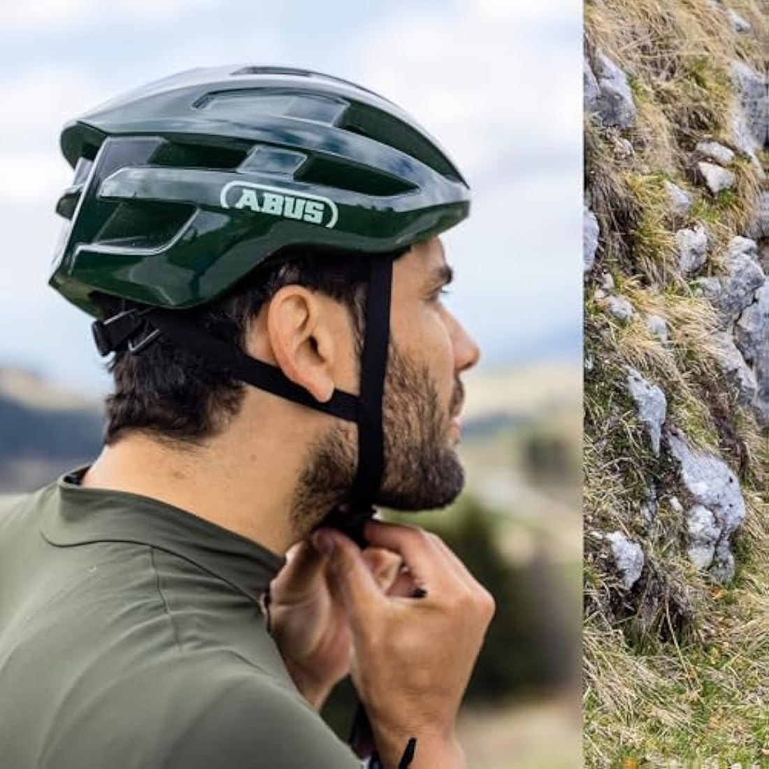 ABUS PowerDome ACE road bike helmet - with Race Cap - lightweight bike helmet with clever ventilation system - Made in Italy - for men and women