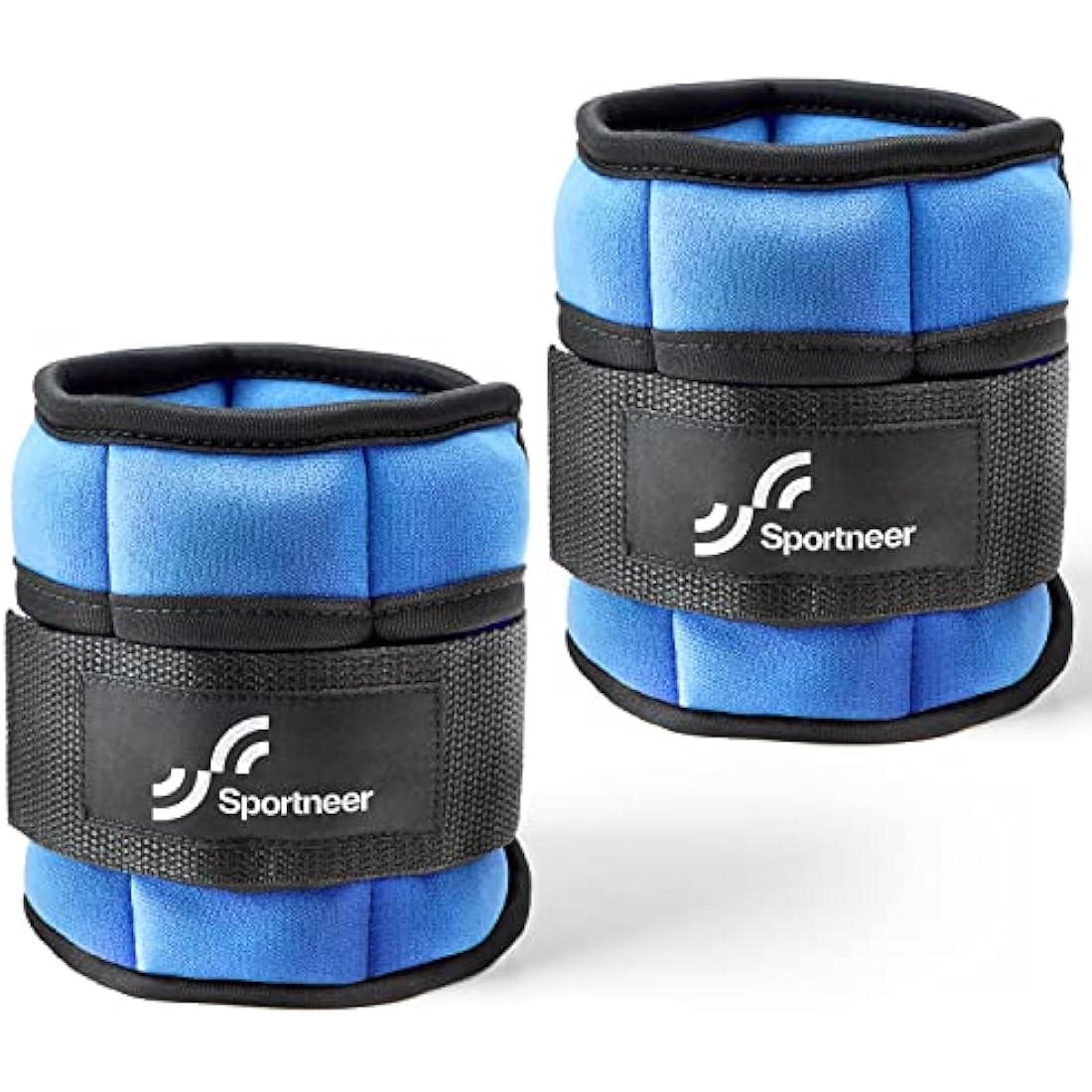 Sportneer Ankle Weights Adjustable Ankle Weights Set Wrist Strap 0.45kg - 2.25kg Each Ankle, 0.9kg - 4.5kg a Pair