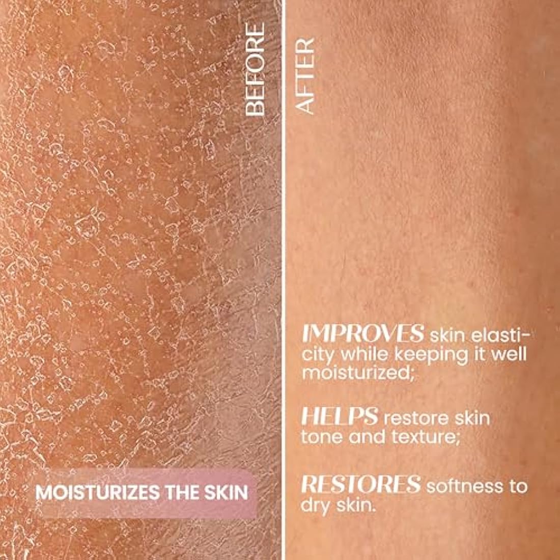 Senso Naturale Solid Body Oil Hyaluronic Acid Moisturising Cream, Improves Elasticity and Stimulates Skin Collagen with Vitamin E, 100% Natural and Vegan