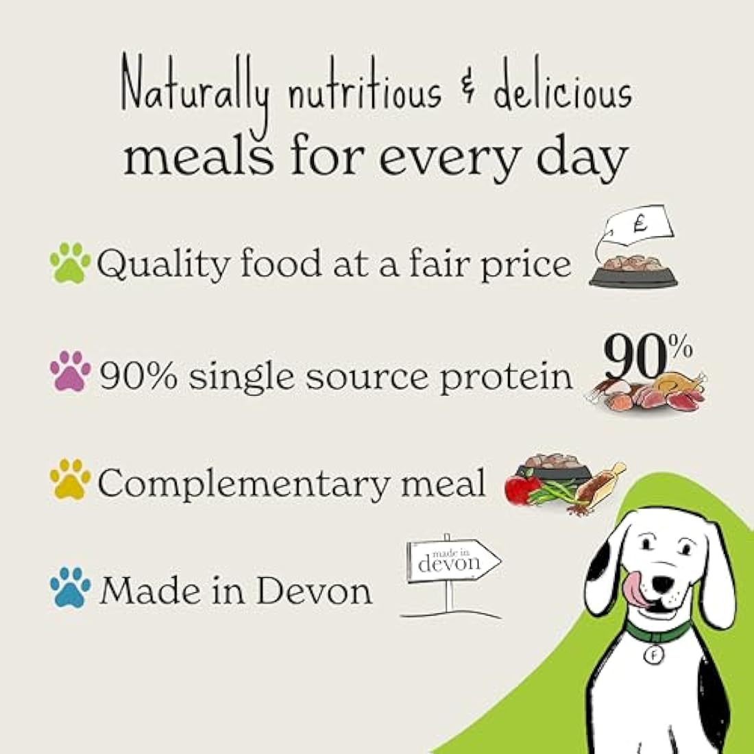 Forthglade Complementary Wet Dog Food (18 x 395g Trays) - Grain Free & Hypoallergenic Dog Food, Just 90% Beef, Stomach Sensitive Meals with Natural Ingredients
