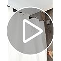 MUSTORN Retractable Washing Line, Non-Sagging Clothes Line Indoor & Outdoor Heavy Duty Extendable Washing Line Wall Mounted Stainless Steel Line-4.6M（Gray）