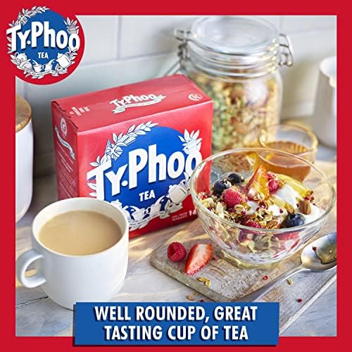 Typhoo Tea Bags | English Breakfast for Large Households & Catering | Pack of 8 x 240 Teabags
