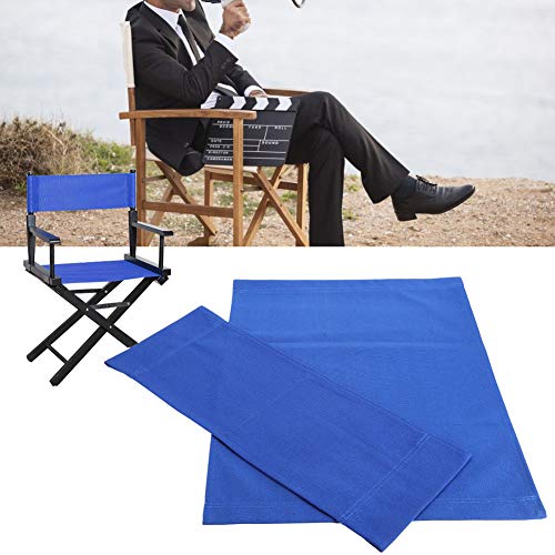 EBTOOLS Director Chair Cover, 1 Set Director Chair Canvas Durable Replacement Seat Cover Portable Folding Chairs Cover Kit for Directors Chairs Home