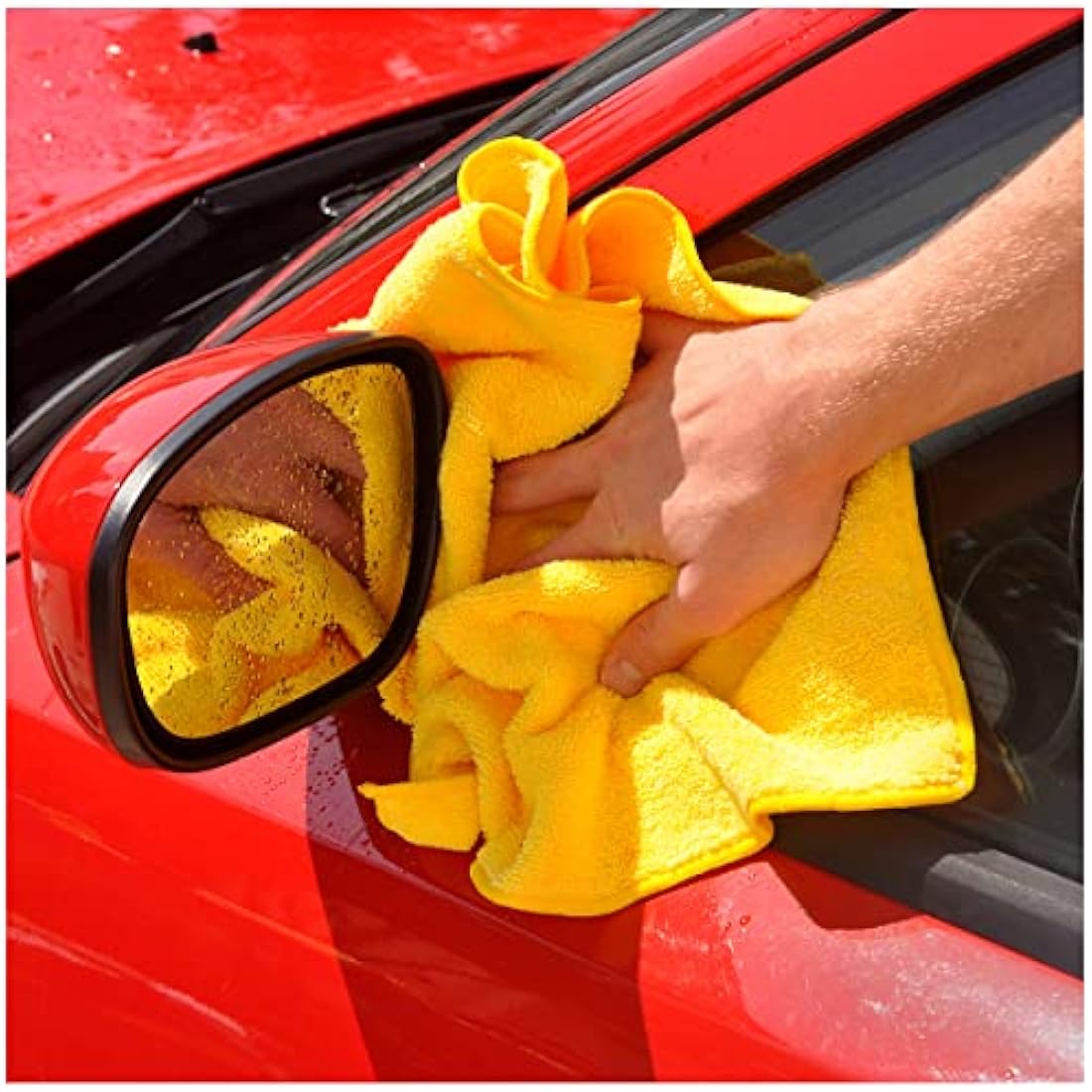 Kirkland Signature 713160 Ultra Plush Microfiber Towels 36 Pack, Yellow,H 40.6 x W 40.6 cm