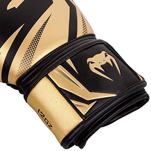 Venum, Challenger 3.0 Boxing Gloves, Unisex Adult, 10 Oz, Black/Gold