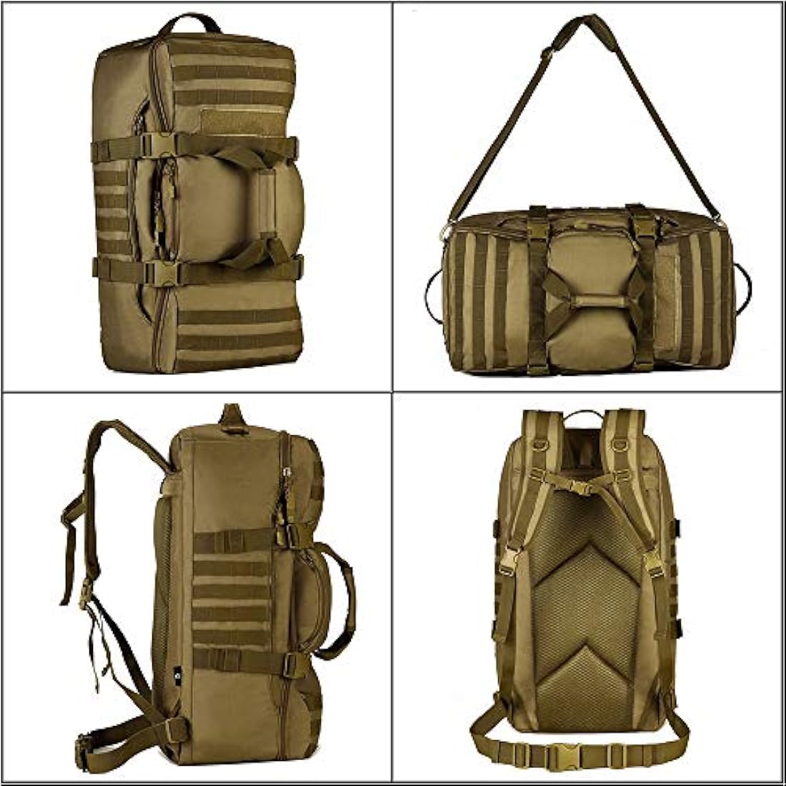 YUHAN 60L Tactical Backpack Military Army Combat Rucksack Trekking Rucksack MOLLE Hiking Backpack