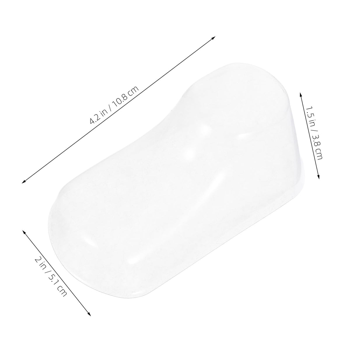 Ciieeo Transparent Baby Feet Display Molds 50Pcs Infant Shoes Holders Toddler Booties and Socks Shoe Supports for Store and Home Display