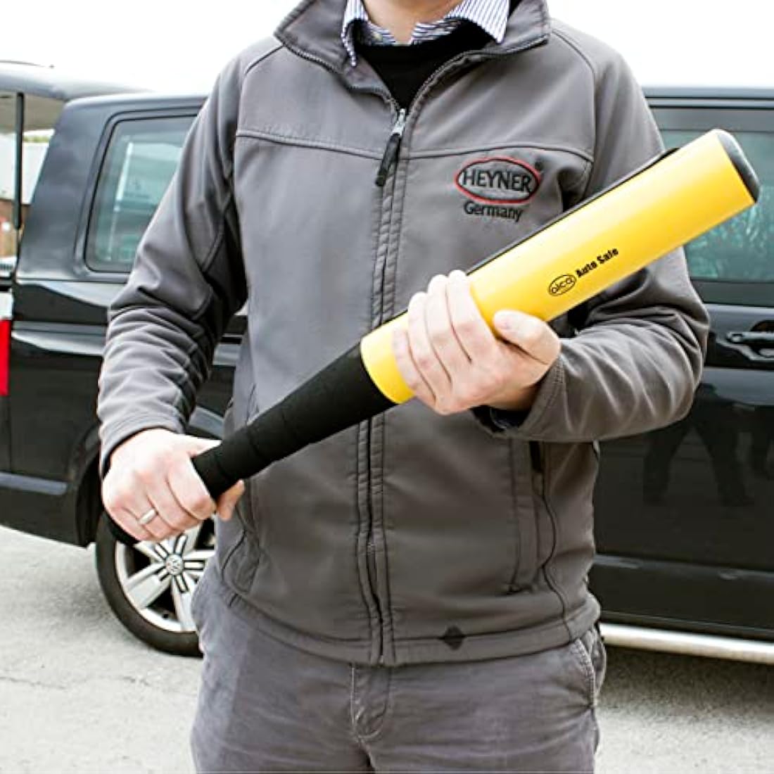 Car Van Motorhome Steering Wheel Lock Anti-Theft Baseball bat Heavy Duty Security clamp 2 Keys ALCA A303000