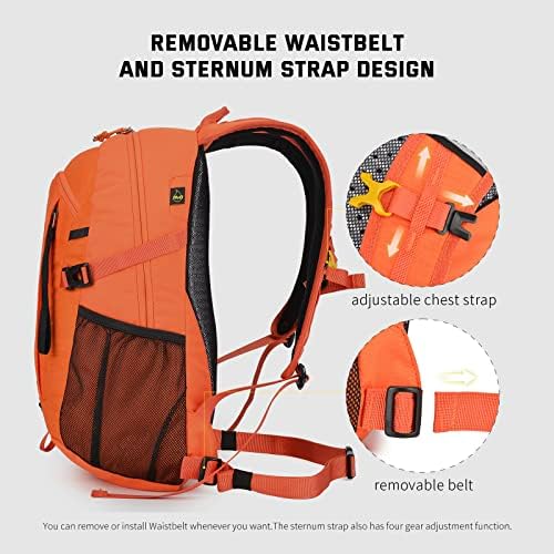 SKYSPER Small Hiking Backpack, 20L Lightweight Travel Backpacks Hiking Daypack Rucksack Women Men for Trekking Backpacking Outdoor Sports