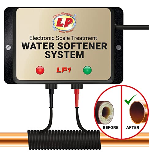Little Plumber - LP1 Water Softener - Perfect For 1-4 Bedroom Houses - Easy To Install - Removes Existing Limescale & Saving up to 70% Heating Costs - Protects & Extends Life Of Appliances